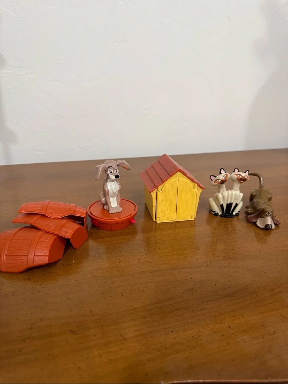 Vintage McDonald’s Lady And Tramp Complete Set 1997 RARE! Figure Playset Disney
